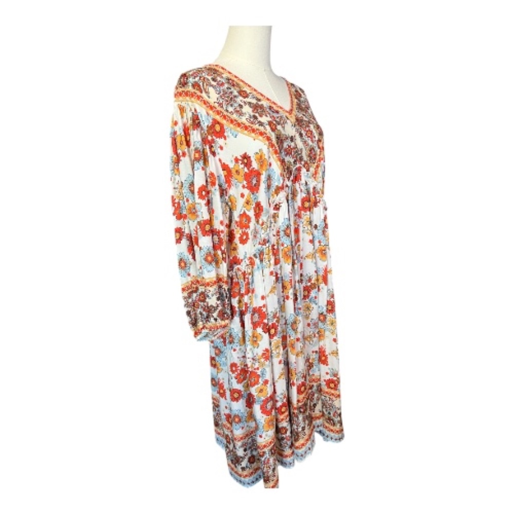 EUC BTFBM boho floral empire waist dress – size XL - Picture 4 of 10